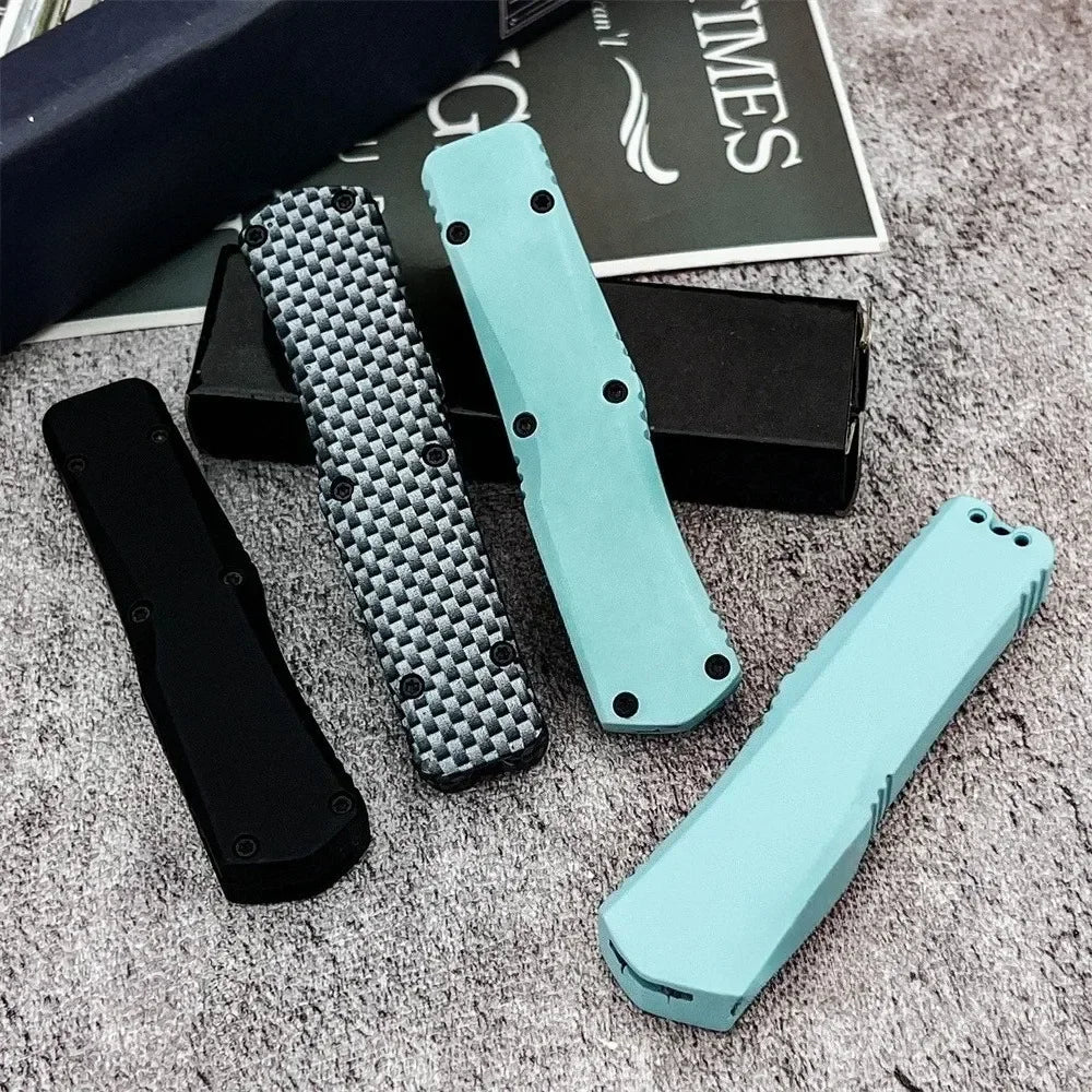 High Quality PocketKnife 440c Steel Blade, Aluminum Handle, Outdoor EDC Survival Hiking Camping and Fishing Tools